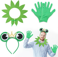Froschkostüm Damen Herren Set