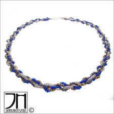 Glas Perlenkette Collier im