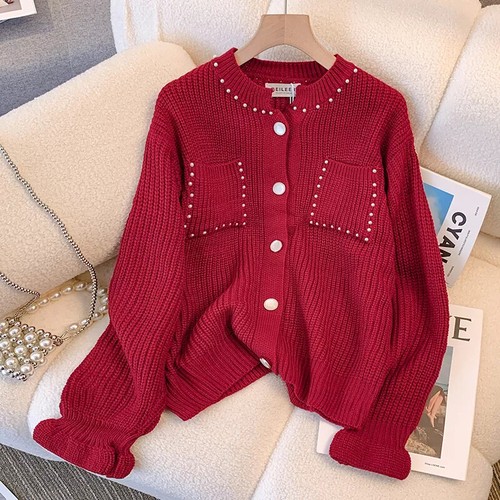 Strickjacke jersey eierwärmer - strickjacke,
