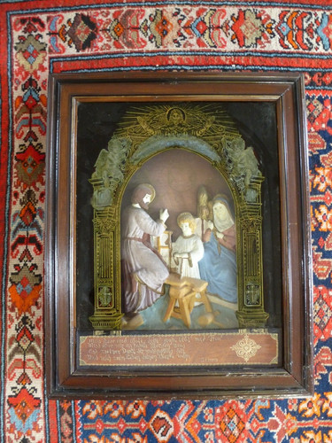 Volkskunst hausaltar relief - ,