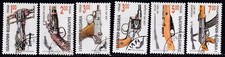 Bulgarien Bulgaria Michel 4073-4078 (Schusswaffen 1993) gestempelt (used)