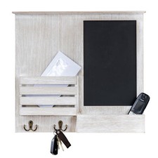 Memoboard 52x47cm Holz Weiß