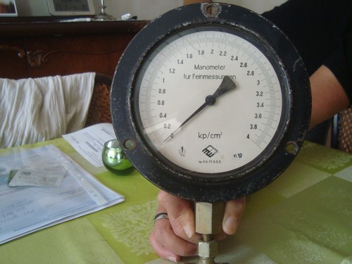 Manometer druckluft großes - manometer,