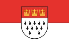 Aufkleber Flagge Köln Fahne