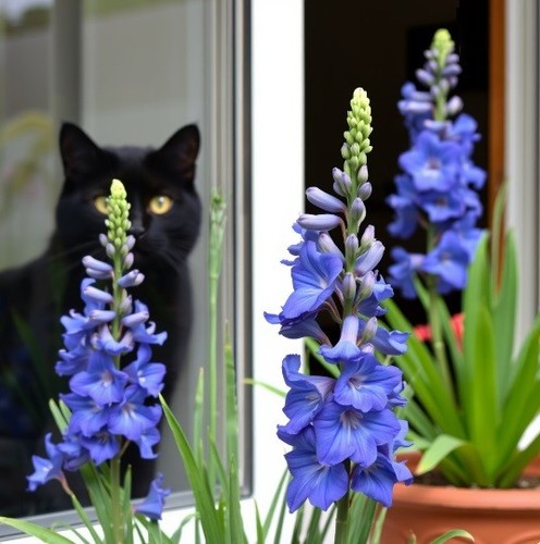 Zwiebeln blaue sumpf gladiole - blaue, sumpf-gladiole