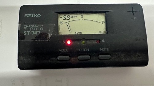 Seiko chromatic tuner 747 - seiko,