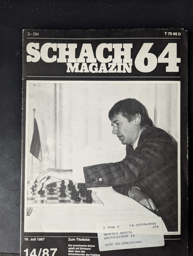 Schach magazin ausgabe - schach,