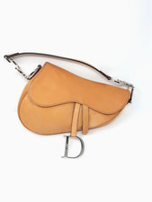 Christian Dior Saddle Hand Bag, Tasche,Sandbraun, Leder,Vintage 