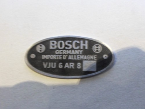 Typenschild schild bosch - typenschild,