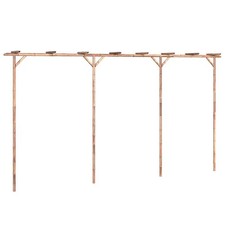 Pergola bambus 385x40x205 - bambus, cm
