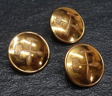 3x Uniformknopf Bergbau