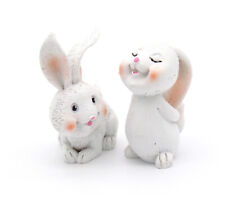 2er Set Osterhasen Weiß