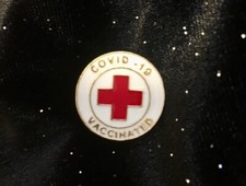 Geimpft , Pin , Abzeichen, Rettungsdienst, Arzt, Sanitäter, Feuerwehr