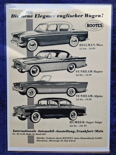 Sunbeam hillman humber - sunbeam,,