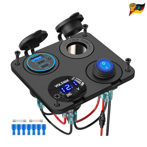 Usb steckdose 12v ladegerät - steckdose,