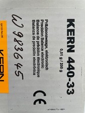 Kern Präzisionswaage 0.01g , Goldwaage