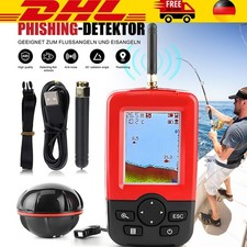 Tragbares Echolot Fischfinder mit 1000 mAh Akku und Positionierungsfunktion DE