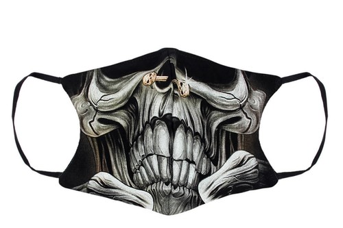 Gesichtmaske skull mit - skull,