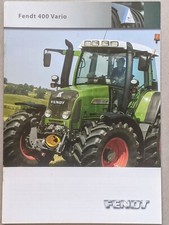FENDT 400 Vario 415 414 413 412 411 Traktoren Prospekt Bulldog Schlepper