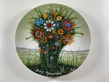 Fürstenberg Wandteller Josip Generalic Frühlingsblumen