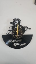 Uhr Scheibe Vinil Clock Wanduhr Harley Quinn