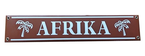 Emailleschild afrikakorps - emailleschild,
