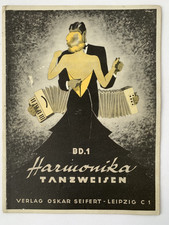 Noten . Harmonika Tanzweisen. Band 1.  Für  Akkordeon.