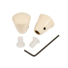 IVORY RADIO KNOB SET WITH TOOL