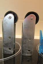 2 St. Möbelfuß mit Rolle Metall Kunststoff schwarz rund Höhe 11,5 cm Bettkasten?