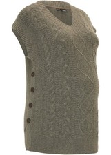 Stillpullover mit Zopfmuster