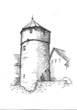 Original Tuschezeichnung