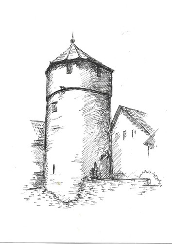 Original tuschezeichnung - original,