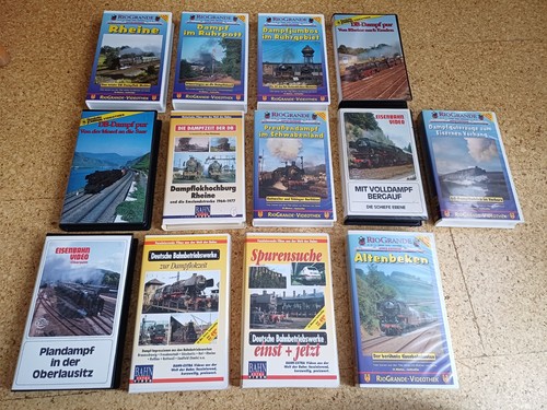 Eisenbahn vhs konvolut - eisenbahn,