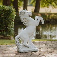 Pferd Stute Hengst Steinfigur