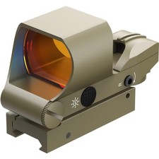 Aluminium Rotpunktvisier mit 42-mm-Öffnung für Airsoft und Paintball