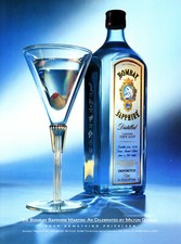 BOMBAY GIN AD #20 RARE 1999