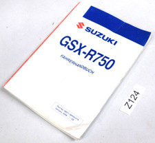 Suzuki GSX-R750 K8-L0 Fahrerhandbuch GE 2008-2010 08 09 10 Bedienungsanleitung