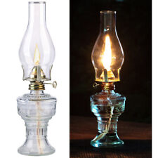 Lunartec Nostalgische Petroleum-Sturmlaterne, abnehmbarer Dochteinsteller, 32cm