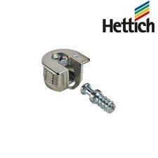 Hettich Exzenter Verbindungsbeschlag VB 35/16, ø 20 mm, Zinkdruckguss vernickelt