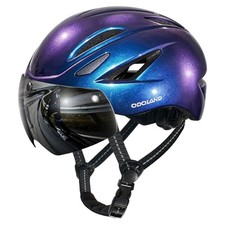 Fahrradhelm mit Magnetvisier &