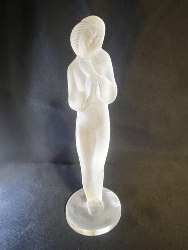 Daum france milchglas figur - milchglas,