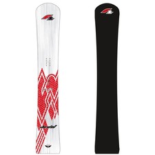 F2   Snowboard Silberpfeil Vantage Race 168 cm Silber/Rot 2024/25