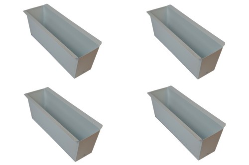 Blumenkasten weiss - 4x,