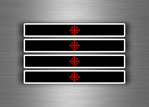 Flagge aufkleber fahne - 4x,