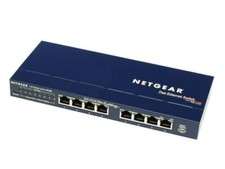 NETGEAR 8-Port 10/100 Mbps Fast Ethernet Switch FS108 inkl. Netzteil