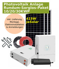 10/20/30KWP Solaranlage