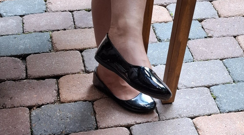 Ballerinas lack schwarz 39 - ballerinas, gr