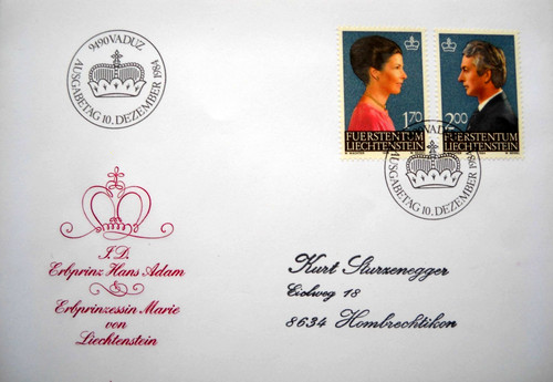 Fdc liechtenstein - fdc,