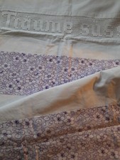 Antike  alte Bauernbettwäsche