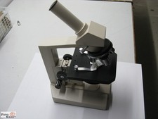 Mikroskop mit Objektiv-Revolver - Metall (2207 g) - kein Okular 